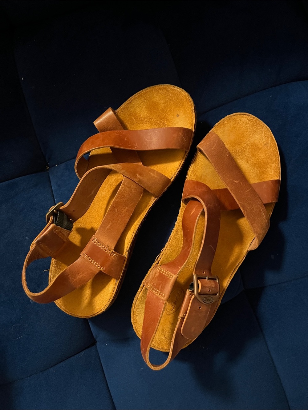 Chaco Women's Brown Leather Strappy Sandals